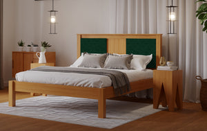 
                  
                    Nyla Upholstered Wooden Solid Bedframe
                  
                