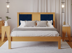 
                  
                    Nyla Upholstered Wooden Solid Bedframe
                  
                